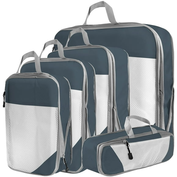 Portable Compression Packing Cubes Compressed Packing Cubes for Luggage Expandable Compression Packing Bag