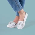 thumbnail image 2 of Minnetonka Women's Kilty Softsole, White, Size 6, 2 of 9