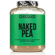 Chocolate Naked Pea Protein - Pea Protein Isolate from North American Farms - 5lb Bulk, Plant Based, Vegetarian & Vegan Protein. Easy to Digest, Non-GMO, Gluten Free, Lactose Free, Soy Free