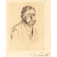 thumbnail image 3 of Lovis Corinth 15x18 Black Modern Framed Museum Art Print Titled - Hermann Struck (Portrait Study H. St.) (1920), 3 of 5