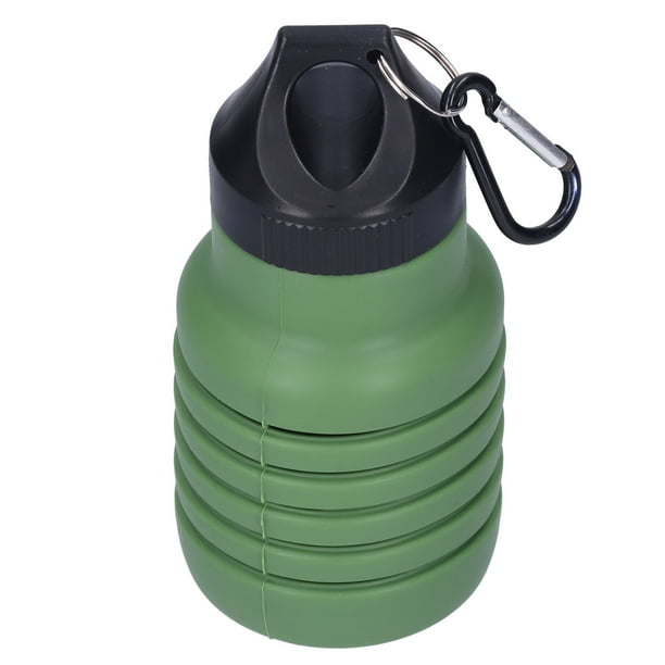 Taza de agua de silicona, botella de agua plegable de 500 ml Botella de agua de silicona Botella de agua plegable Muy versátil