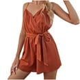 thumbnail image 2 of Pisexur Robe Sans Manches à Col en V pour Femme, Mode d'Été, Robe à Bretelles Imprimée Sans Manches, Robe Chandail pour Femme, Robe pour Femme, 2 of 9