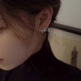 thumbnail image 2 of Or rose s925 argent aiguille conception perle boucles d'oreilles femmes haut de gamme lumire luxe t boucles d'oreilles boucles d'oreilles------Producto, 2 of 5