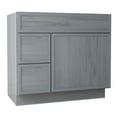 thumbnail image 5 of Vanity Art 36" W Birch Plywood Freestanding Single Base 2 Drawers Storage Cabinet with Soft Close Door, 5 of 8