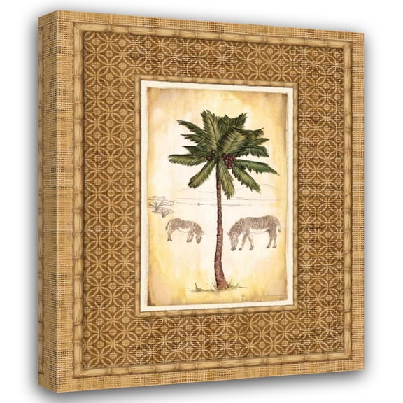 Andrea Laliberte 15x18 Gallery Wrapped Canvas Wall Art Titled - South Palm III
