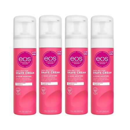 4 Pack - EOS Shave Cream, Pomegranate Raspberry, 7 oz