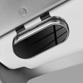 thumbnail image 1 of Caja de almacenamiento para gafas de sol, organizador de visera de coche, práctico organizador de visera para hombres y mujeres, caja protectora. Plata Negro, 1 of 10