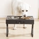 thumbnail image 5 of Cuencos Elevados para Perros ANGGREK Cuenco Elevado Ajustable 3 Alturas 2 Tazones Acero Inoxidable, 5 of 8