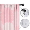 thumbnail image 4 of Blackout Kids Curtains,Pink Floral and Petal Pattern Childrens Insulated Curtains Set Of 2,Bedroom Essentials,Toddler Room Decor 42x84in(106x213cm), 4 of 5