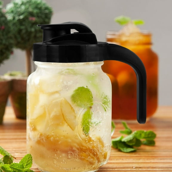 Soimiss Wide Mouth Jar Lid with Handle for Gallon Jars and Kitchen Use