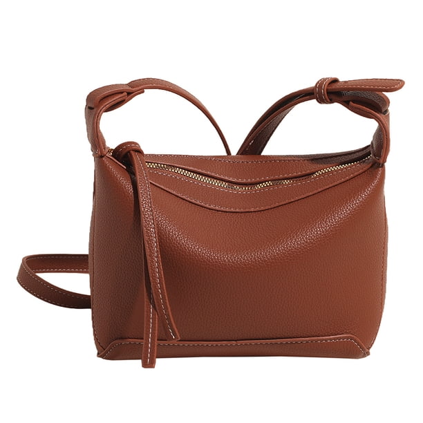 Bolso Hobo Bandolera Mujer Cuero PU Sólido para Viajes Compras