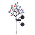 thumbnail image 2 of Roiihwy solar Décorations Lumières Solaires Extérieures du 4 Juillet, Lumières sur Piquet Étoiles Rouges Blanches et Bleues, Décorations Patriotiques Solaires Étanches pour l'Extérieur pour Cour Sentier Tombe, RDM, 2 of 8