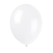 Unique 56842 Linen White Party Balloons, 50 Ct. 12"