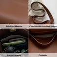 thumbnail image 3 of Bolso bandolera para mujer, bolso de hombro, bolso de piel, espacioso, tipo hobo, para mujer, bolsos bandolera de moda, bolsos de mano, bolso tipo cubo, cartera, bolso de viaje, bolso de, 3 of 5