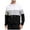 White-1, variant on Men's Waffle Knitted Hoodie Casual Loose Color Block Print Hooded Sweatshirts 2023 Fall Winter Long Sleeve Gyms Workout Pullove Shirts