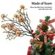 thumbnail image 5 of Advancent Christmas Artificial Berries Pine Cone Flower Window Party Festival Tree Simulation Decoration Xmas Branch Fireplace Type10 NO10, 5 of 6