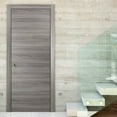 thumbnail image 6 of Modern Pocket Door 18 x 80 | Planum 0010 Ginger Ash | Frames Trims Pulls Rail Hardware | Solid Wood Interior Sliding Closet Grey Door |, 6 of 6