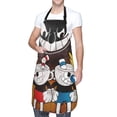 thumbnail image 6 of The Cuphead Show Adjustable Bib Apron, Waterdrop Resistant Aprons with 2 Pockets Cooking Kitchen Aprons for Women Men Chef, 6 of 7