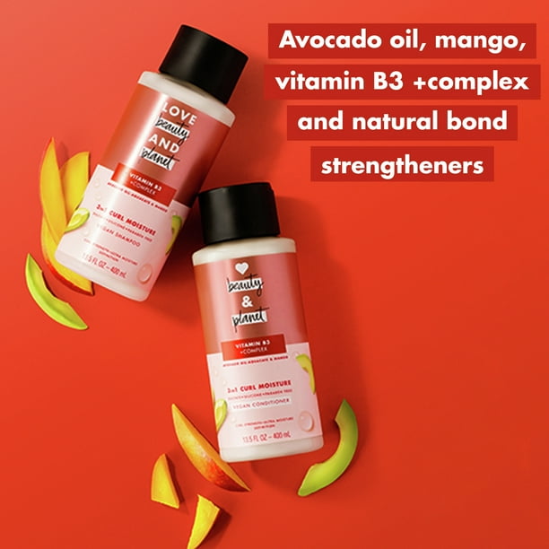 Love Beauty and Planet 3-in-1 Curl Moisture Shampoo with Avocado