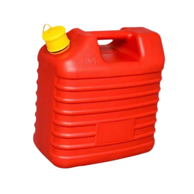 Bidón para coche y motocicleta, cubo para repostar líquidos, a prueba fugas, color rojo, accesorio para vehículos todoterreno y 10 L