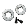 thumbnail image 3 of Mr Drill 8-Piece British Standard Axial Fixing Rings Set - Silver Opening-Type Shaft Collars for Secure Component Positioning, Easy Installation & Removal, Durable Precision Tools (166g Total Weight), 3 of 6