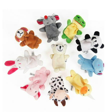 JOYFEEL Clearance 2019 10Pcs Double Foot Animal Finge Puppets Lovely For Kids Best Toy Gifts for Children