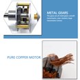 thumbnail image 4 of 12V DC High  Electric Reduction Gear Motor 285 RPM With Eccentric Output Shaft, All Metal Gear, CCW Steering For Electronic Lock, Robot, Camera, 4 of 8