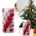 thumbnail image 2 of 2024 Personalized Christmas Ball Ornaments Sets Christmas Tree Decoration 30pcs Set Transparent Christmas Set Christmas Tree Pendant Christmas Decoration, 2 of 9