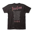 thumbnail image 2 of Stevie Ray Vaughan Men's 1984 Tour Slim Fit T-shirt XX-Large Black, 2 of 2