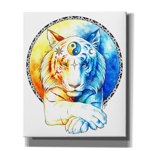 Epic Graffiti 'Inner Balance' by JoJoesArt, Canvas Wall Art, 20"x24"
