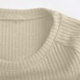 thumbnail image 6 of SDNall Womens Long Sleeved Plain Knitted Casual Two-piece Blouse Pants Knitting Sweater, 6 of 9