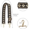 thumbnail image 6 of DONGTIAN Purse Strap Crossbody Replacement Handbag Shoulder Bag 2" Wide Adjustable Embroidered Lace Sequins, 6 of 8