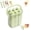 Green, variant on Silicone Ice Stick Tray with Storage Caddy, Long Narrow Ice Cube Mold for Water Bottles, Portable Carrying Case Popsicle Maker with Easy-Release Design