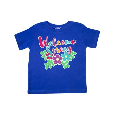 

Inktastic Welcome Spring with Flowers Gift Toddler Boy or Toddler Girl T-Shirt