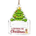 thumbnail image 3 of Christmas Money Holder for Cash Clear Acrylic Money Box for Cash Gift Snowman Design Funny Christmas Ornament Hanging Christmas Tree Decor Unique Christmas Gift for Indoor Holiday, 3 of 8
