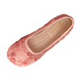 thumbnail image 2 of Aobny Teacher Shoes Women's Shoes Micro-Wedge Flats Slip On Shoes Flat Shoes Shoes Pink Pull-On Orthopedic Round Toe Summer Shoes for Women,Size 37, 2 of 8