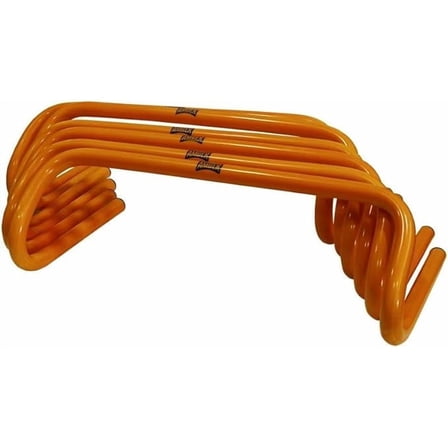 Multi-Sport Speed Training Hurdles Set of 6 Mini Hurdles for Agility & Coordination, Lightweight PVC Construction, Ideal for Football, Soccer, Baseball, Hockey, Track, Tennis, Lacrosse