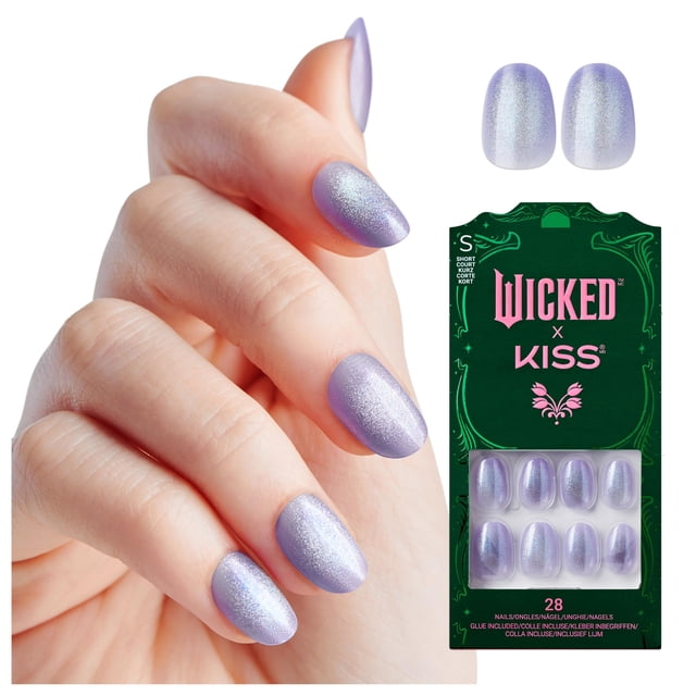 Presiona Uñas KISS WICKED X KISS 'Ozdust' Morado Claro