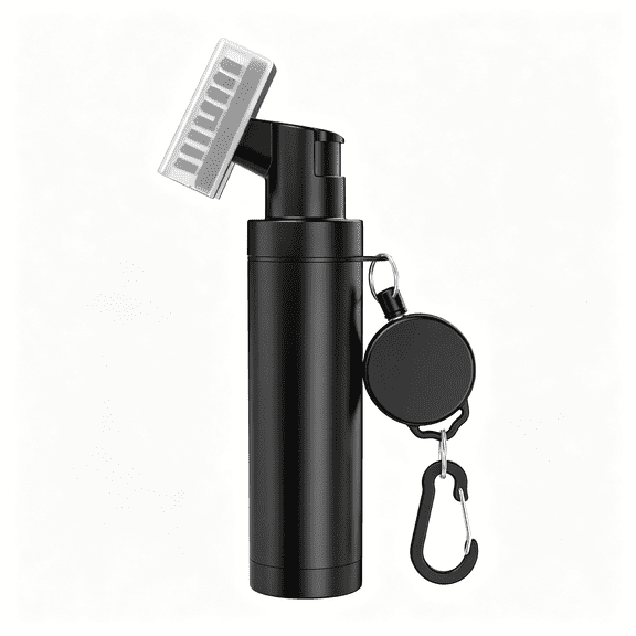 BESTSKY Premium Golf Club Cleaner Brush with Pressurized Water Sprayer-5Oz Portable Club Brush for Quick Cleaning,Ideal Golf Accessories for Men-Caddy Splash Design