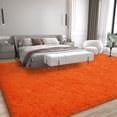 thumbnail image 4 of Janvonne Fluffy Area Rugs for Living Room,Bedroom,Dorms,6x9ft Soft Shaggy Sofa-side Carpet, Home Decor Aesthetic,Orange, 4 of 8