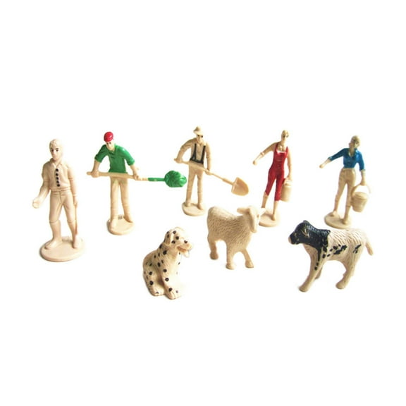 Almencla 8 Pieces Prehistoric Animal Model Sand Table Landscape Decoration Educational Toys Party Favors Desktop Decor Animal Figures