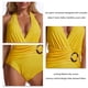 thumbnail image 5 of Traje de baño con cuello en V, traje de baño de una pieza para mujer con cuello en V Traje de baño de alta capacidad, 5 of 6