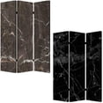 thumbnail image 3 of HomeRoots 274659 48 x 72 in. Multi Color Wood Canvas Black Marble Screen, 3 of 3