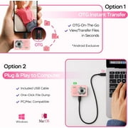 Mini Digital Camera, 2MP Portable Keychain Camera, 1080P Small Camera with 16GB Card, Long Battery Life, Gifts for Kids, Teens, Adult