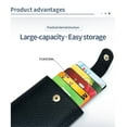 thumbnail image 2 of Card Blocr Credit Card Pop Up Wallet RFID Blocking Slim Minimalist Card Holder (Black Leather), 2 of 5