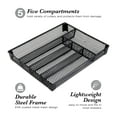 thumbnail image 3 of Small Cutlery Tray PE coated Black (Dims: 13 x 10.25 x 1.75 inch), 3 of 6