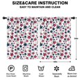 thumbnail image 2 of Blackout Kids Curtains,Red White Blue Baseballs and Stars Pattern Childrens Insulated Curtains Set Of 2,Bedroom Essentials,Toddler Room Decor 42"x54", 2 of 5