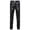 a-Black54191, variant on FINALGANG Mens Solid Color Leather Pants Slim Fit Button Closure Knee Panel Detail Casual Trousers For Daily Street Wear Fashionable Bottoms