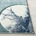 thumbnail image 3 of SAFAVIEH Carousel Kids World of Planets Area Rug, Teal/Ivory, 9' x 12', 3 of 11