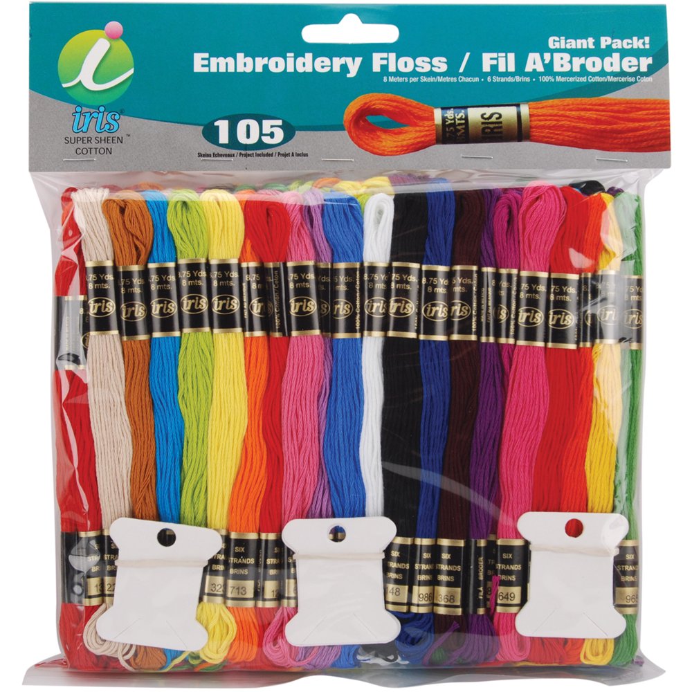 Embroidery Floss Giant Pack 8 Meters, 105/Pkg